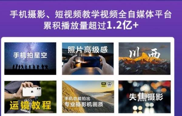 2022玩转手机影像全系课，零基础的小白也能进阶成为手机摄影专业人士-创想网