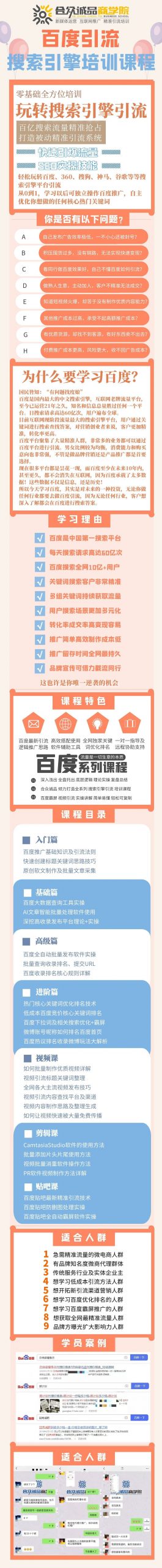 老派Seo：百度霸屏引流课程「搜索引擎推广全系可复制，打造精准被动流量系统」附带工具-创想网