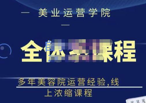 网红美容院全套营销落地课程，多年美容院运营经验，线上浓缩课程-创想网