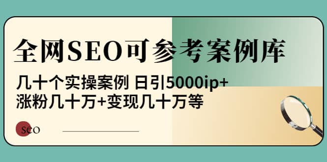 《全网SEO可参考案例库》几十个实操案例-创想网