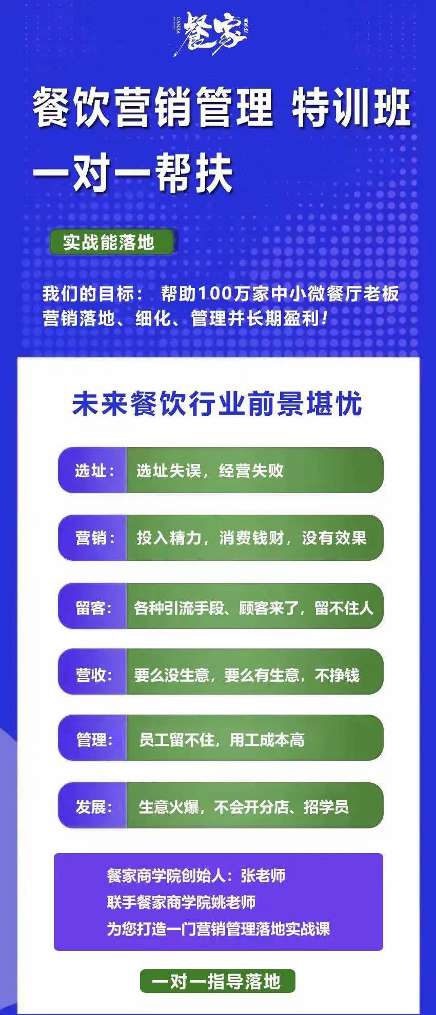 图片[1]-餐饮营销管理特训班：选址 营销 留客 营收 管理 发展-创想网