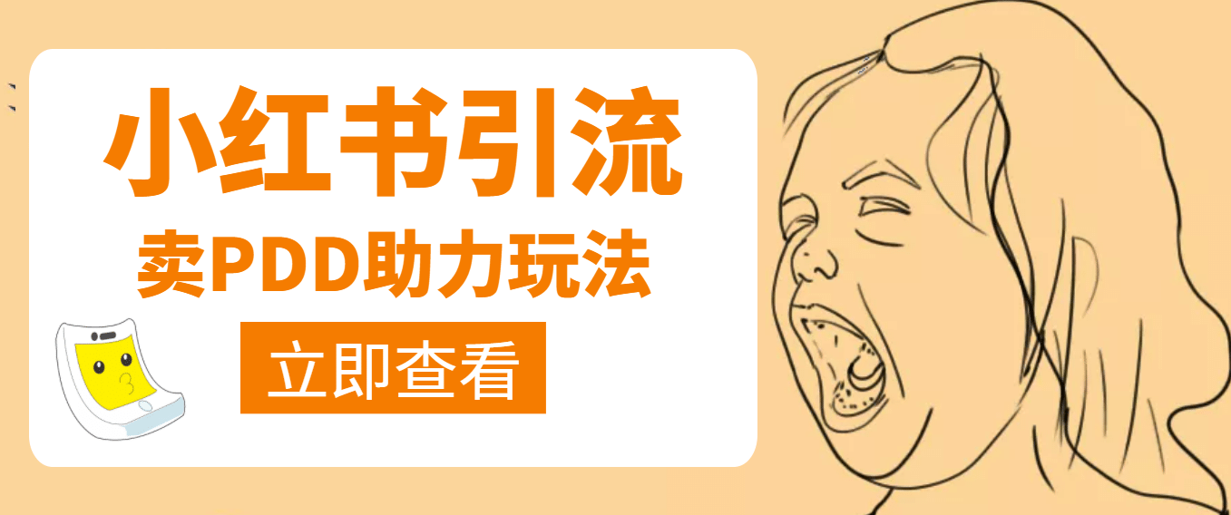 利用小红书卖拼多多助力-创想网
