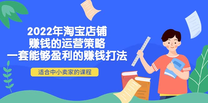 2022年淘宝店铺赚钱的运营策略：一套能够盈利的赚钱打法，适合中小卖家-创想网