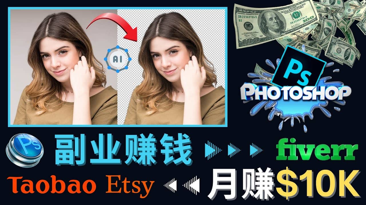掌握PS修图技能，月赚5000美元以上 – 利用Adobe Photoshop赚钱的3种途径-创想网