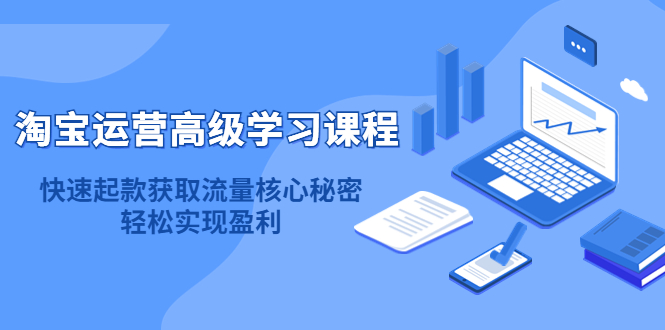淘宝运营高级学习课程：快速获取流量核心秘密，轻松实现盈利！-创想网