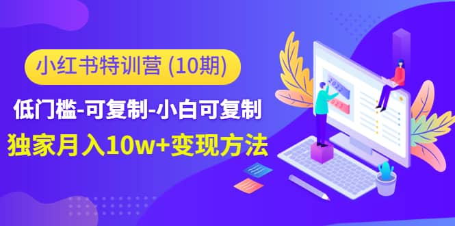 小红书特训营（第10期）低门槛-可复制-小白可复制-创想网