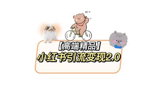 小红书最新引流变现2.0教程，全网最新最详细的视频教程 素材-创想网
