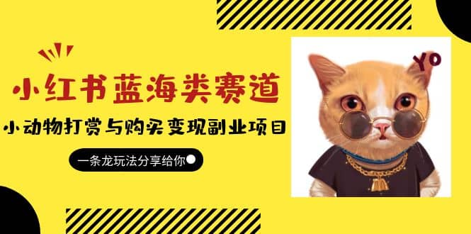 小红书蓝海类赛道：小动物打赏与购买变现副业项目，一条龙玩法分享给你-创想网