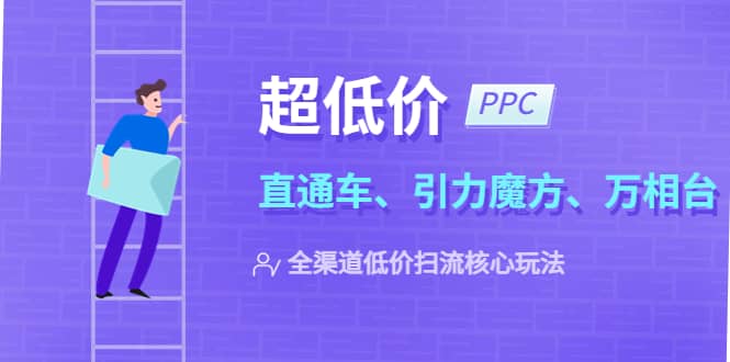 2023超低价·ppc—“直通车、引力魔方、万相台”全渠道·低价扫流核心玩法-创想网