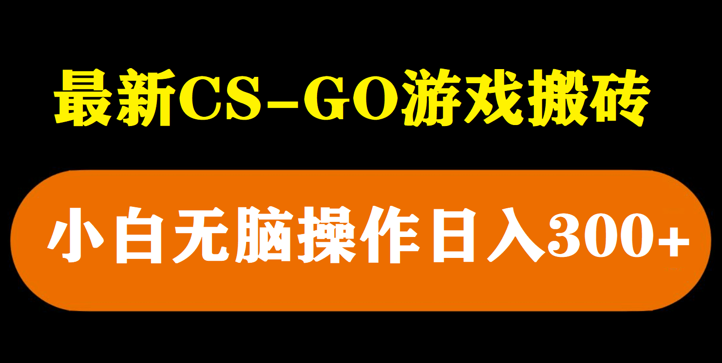 最新csgo游戏搬砖游戏，无需挂机小白无脑也能日入300-创想网
