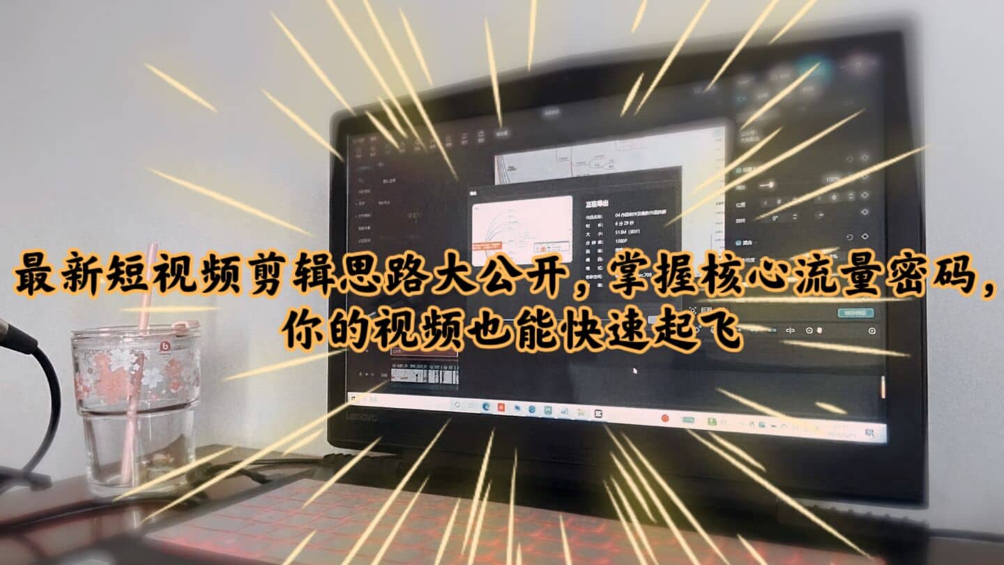 最新短视频剪辑思路大公开，掌握核心流量密码，你的视频也能快速起飞-创想网
