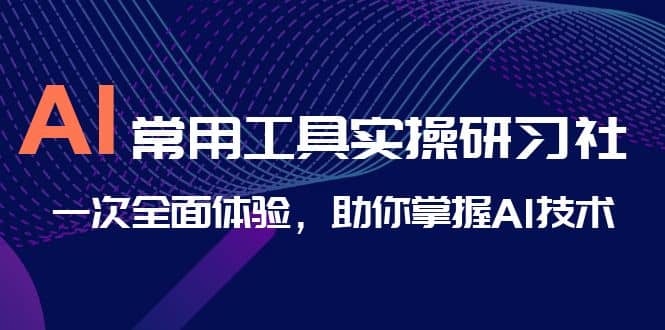 AI-常用工具实操研习社，一次全面体验，助你掌握AI技术-创想网