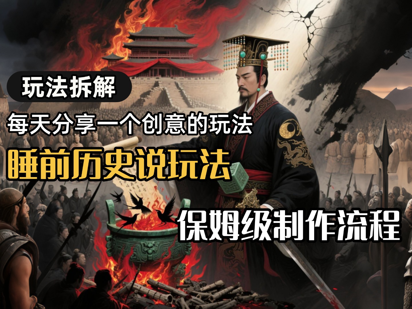 13条作品涨粉24.5万，全流程拆解睡前历史说，保姆级教程-创想网