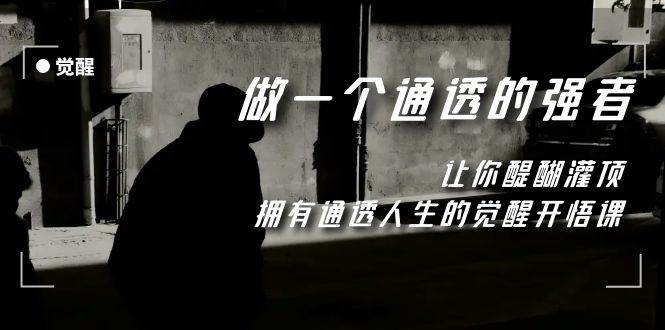 觉醒-做一个通透强者，让你醍醐灌顶，拥有通透人生，掌握强大的秘密-创想网