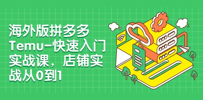 海外版拼多多Temu-快速入门实战课，店铺实战从0到1（12节课）-创想网