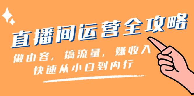 直播间-运营全攻略：做由容，搞流量，赚收入一快速从小白到内行（46节课）-创想网