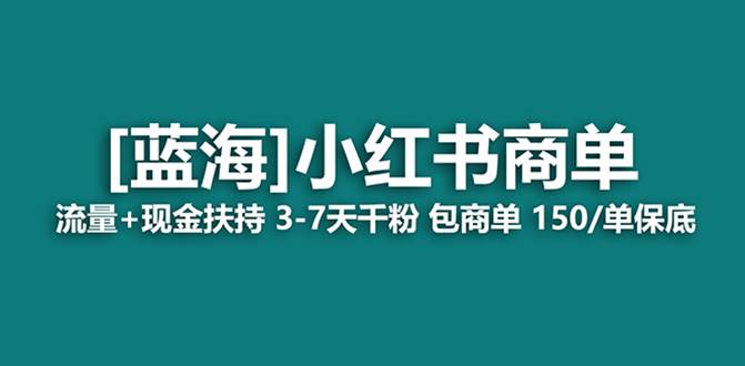 最强蓝海项目，小红书商单！长期稳定，7天变现，商单分配，月入过万-创想网