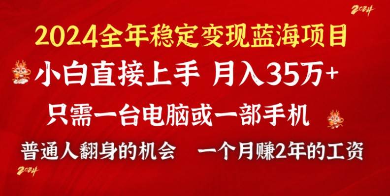 2024蓝海项目 小游戏直播 单日收益10000+，月入35W,小白当天上手-创想网