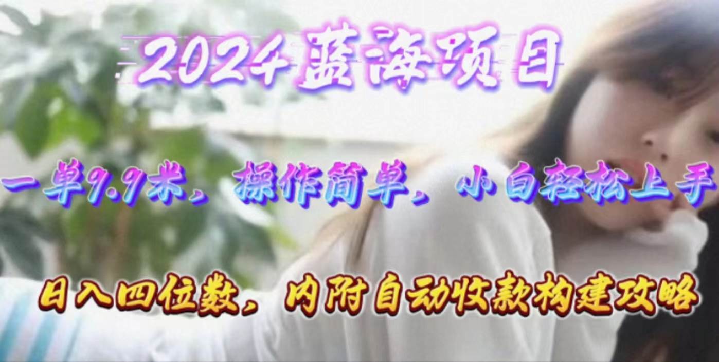 年轻群体的蓝海市场，1单9.9元，操作简单，小白轻松上手，日入四位数-创想网