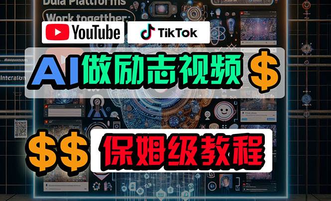 利用AI制作励志视频，在YouTube和TikTok赚钱，小白可做（附工具）-创想网