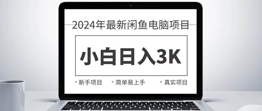 2024最新闲鱼卖电脑项目，新手小白日入3K+，最真实的项目教学-创想网