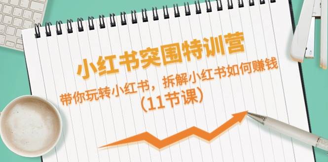 小红书突围特训营，带你玩转小红书，拆解小红书如何赚钱（11节课）-创想网