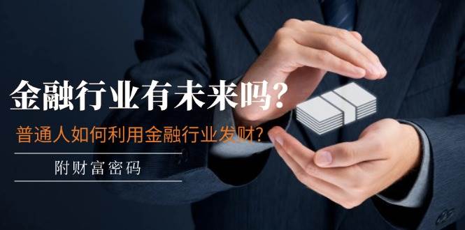 某付费文章：金融行业有未来吗？普通人如何利用金融行业发财?(附财富密码)-创想网